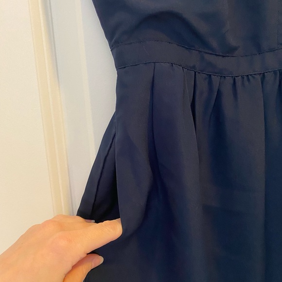 Navy J. Crew dress - Picture 3 of 6